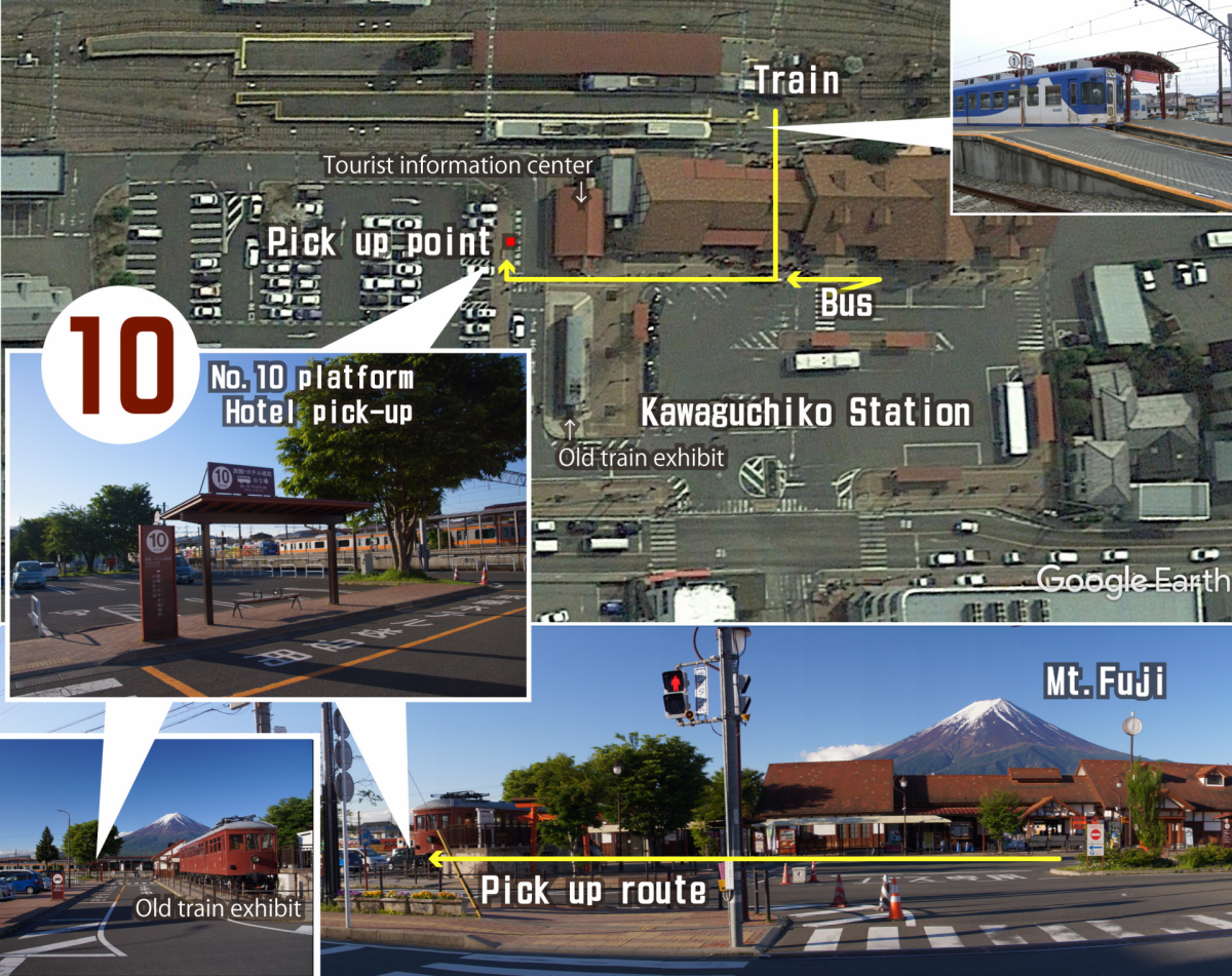 Map of shuttle service