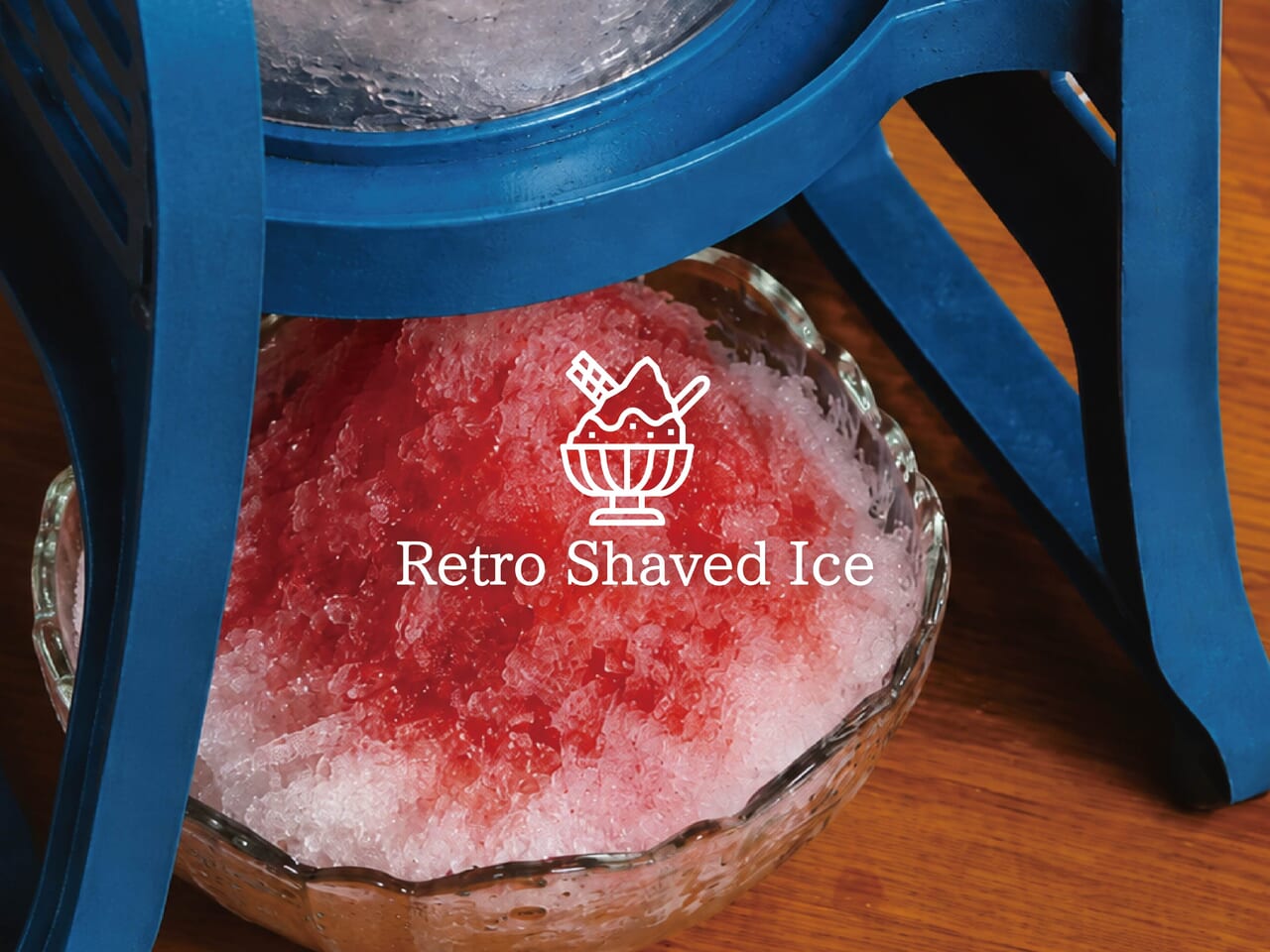 Retro Shaved Ice Making